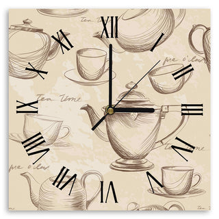 Wall clock, Tea time