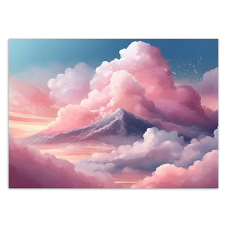 Wallpaper, Pink sky and clouds