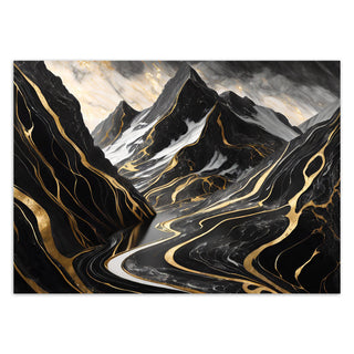 Wallpaper, Abstract mountain landscape