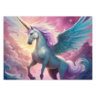 Wallpaper, Colorful unicorn