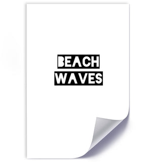 Printas, Užrašas Beach Waves Printai Gera namie - Geranamie.lt