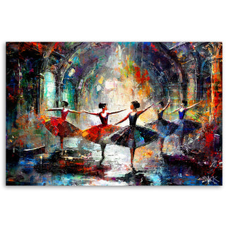 Painting on canvas, Ballerinas