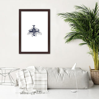 Flying beetle - Framed print