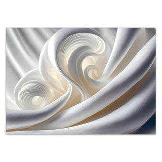 Wallpaper, White abstraction 3D