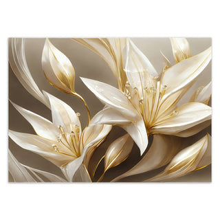 Wallpaper, Golden Lilies