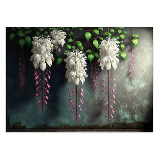 Wallpaper, White wisteria flowers