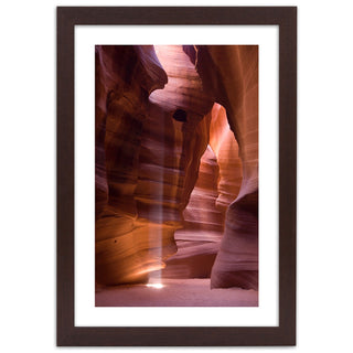 Framed print with red rocks