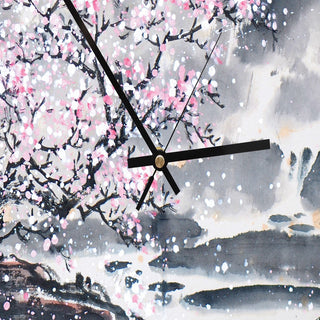 Wall clock, Cherry blossoms