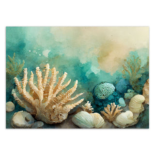 Wallpaper, Sea shells and corals