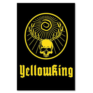 Painting on canvas, Dr. Monekers, The Yellow King's Skull