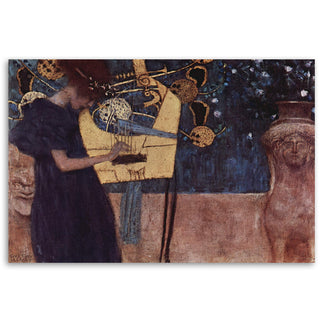 Painting on canvas, Gustav Klimt, Music