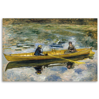 Paveikslas ant drobės, Pierre Auguste Renoir, Claude Monet with Mme Henriot