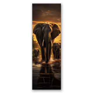 Painting on canvas, Elephant