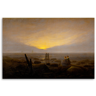 Painting on canvas, Caspar David Friedrich, Moonrise