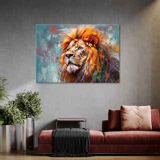 Painting on canvas, Leo