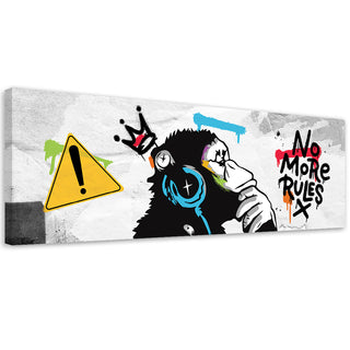 Paveikslas ant drobės, Banksy, DJ Monkey