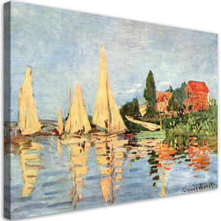 Paveikslas ant drobės, C. Monet, Regata Argenteuil mieste Paveikslai ant drobės Gera namie - Geranamie.lt