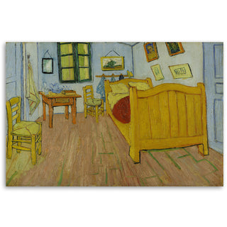 Painting on canvas, Vincent van Gogh, Bedroom at Arles