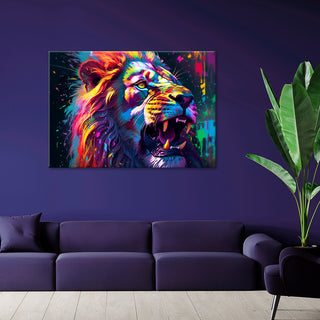 Painting on canvas, Leo