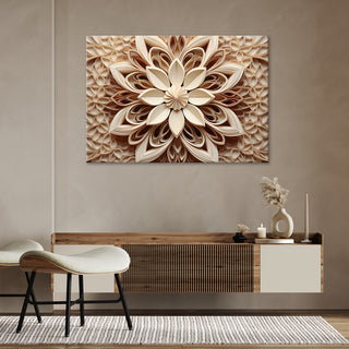 Painting on canvas, Flower 3D