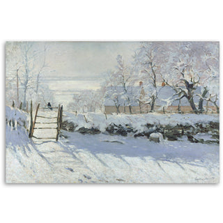 Paveikslas ant drobės, Claude Monet, The Magpie