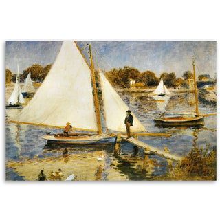 Painting on canvas, Pierre Auguste Renoir, The Seine at Argenteuil