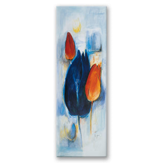 Painting on canvas, Tulips