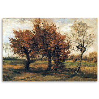 Painting on canvas, Vincent van Gogh, Autumn landscape