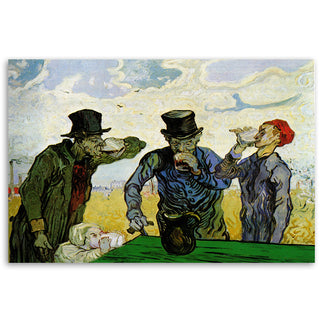 Painting on canvas, Vincent van Gogh, Drinkers