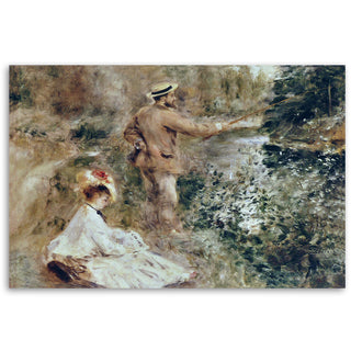 Painting on canvas, Pierre Auguste Renoir, Fisherman