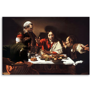 Painting on canvas, Caravaggio, Supper at Emmaus