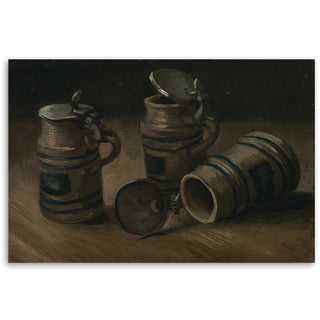 Painting on canvas, Vincent van Gogh, Beer Pitchers