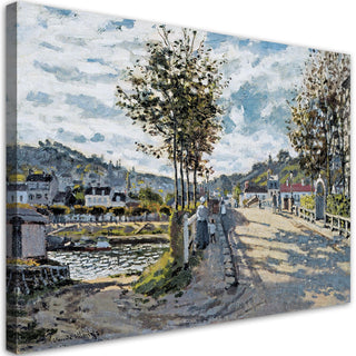 Paveikslas ant drobės, Claude Monet, Bougival tiltas