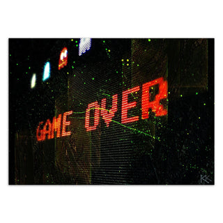 Tapetai, Užrašas GAME OVER - Gera namie