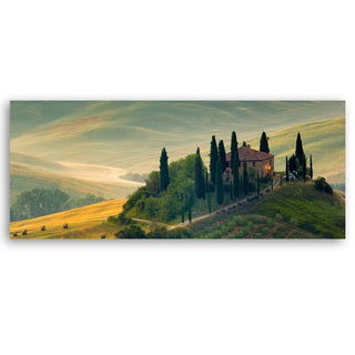 Painting on canvas, Tuscan landscape