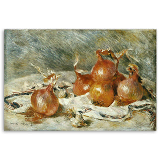 Painting on canvas, Pierre Auguste Renoir, Onions